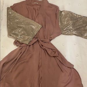 Mauve sequin Robe